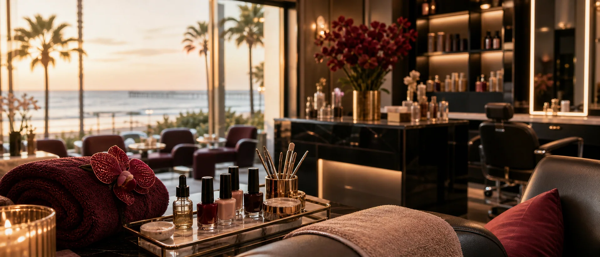 A relaxing self-care day in Oceanside from the beach to the salon